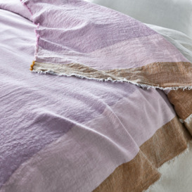 Valparaiso Woven-Dyed 100% Washed Linen Bedspread - thumbnail 2