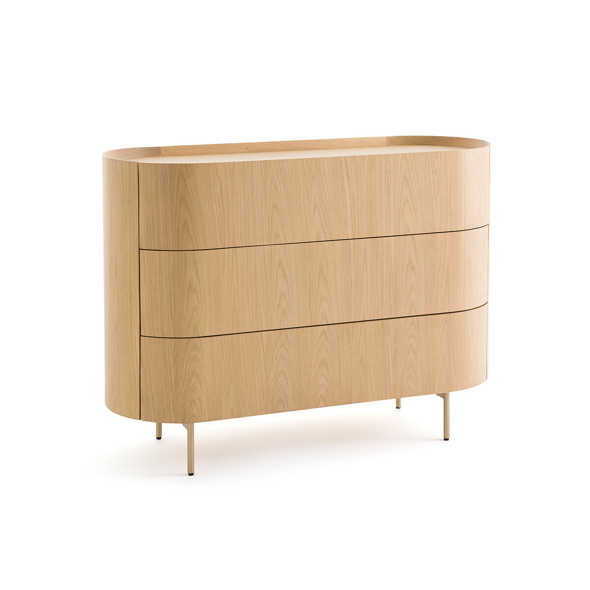 Aslen Solid Oak Chest of Drawers - image 1