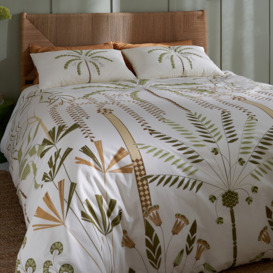 Amon Palm 50% Recycled Cotton Duvet Cover