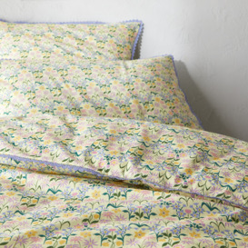 Michi Floral 50% Recycled Cotton Duvet Cover - thumbnail 2