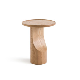 Stigido Solid Oak Side Table - thumbnail 1