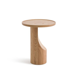 Stigido Solid Oak Side Table - thumbnail 2