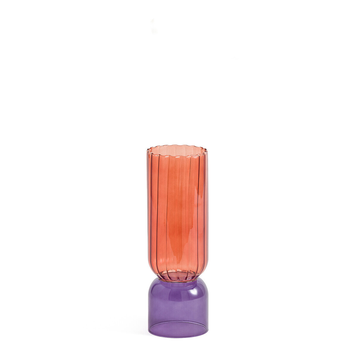 Tuvia 28cm High Coloured Glass Vase - image 1