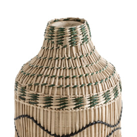 Plooming 35cm High Decorative Bamboo Vase - thumbnail 2