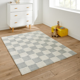 Paleo Checkerboard Recycled Cotton Rug
