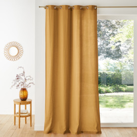 Lincot Linen & Cotton Metal Eyelet Curtain