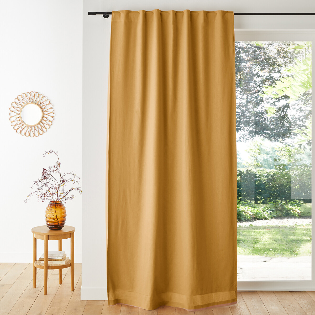Lincot Linen & Cotton Hidden Tab Blackout Curtain - image 1