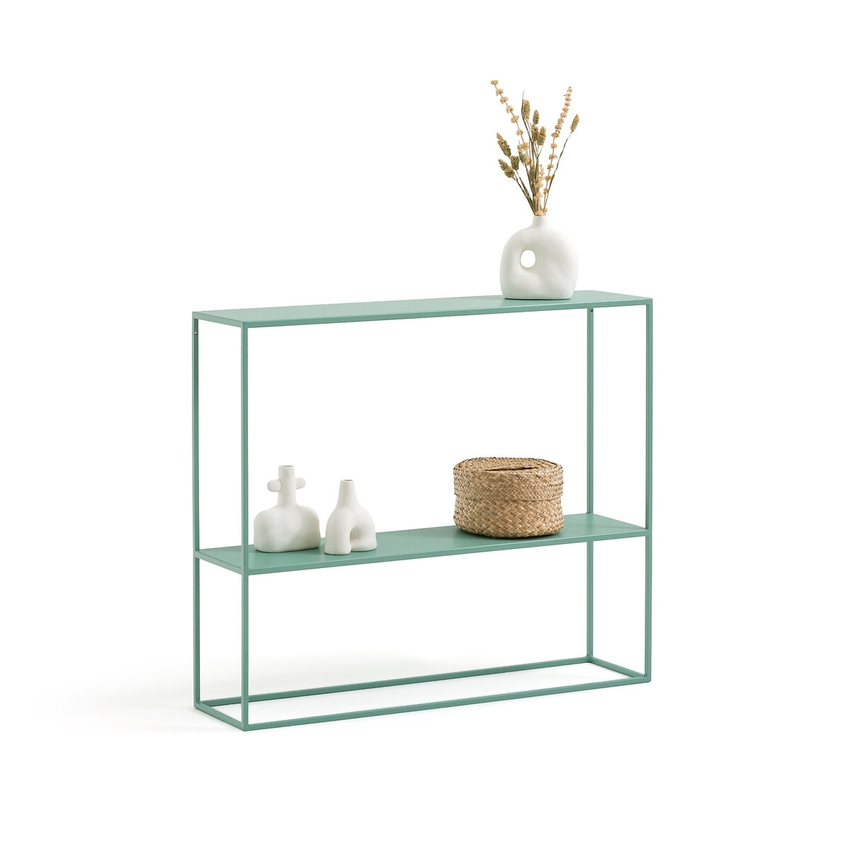 Hiba Double-Level Metal Console Table - image 1