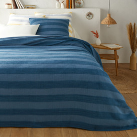 Aloes Striped 100% Cotton Bedspread