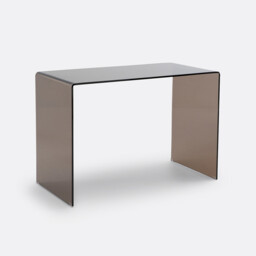 Joan Console Desk in Tempered Glass - thumbnail 3