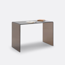 Joan Console Desk in Tempered Glass - thumbnail 1