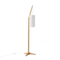 Setto Ash & Linen Floor Lamp - thumbnail 1