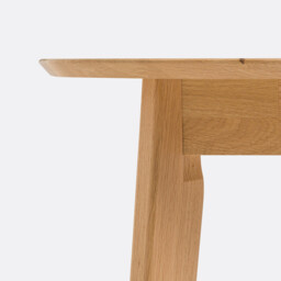 Dalmar 6-Seater Dining Table in Solid Oak - thumbnail 4