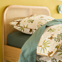 Wila Jungle Print Washed Cotton Child's Duvet Cover - thumbnail 3