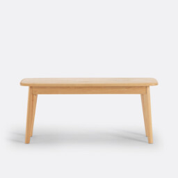 Miji Solid Birch Bench - thumbnail 2
