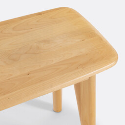Miji Solid Birch Bench - thumbnail 3