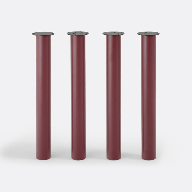Set of 4 Table Legs, Painted and To Be Assembled, Alzar - image 1
