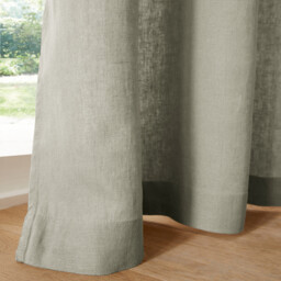 Elba Hidden Tab Linen Curtain - thumbnail 4