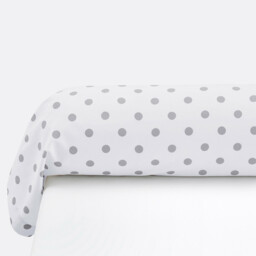 Clarisse Polka Dot Brushed Cotton Pillowcase - thumbnail 4