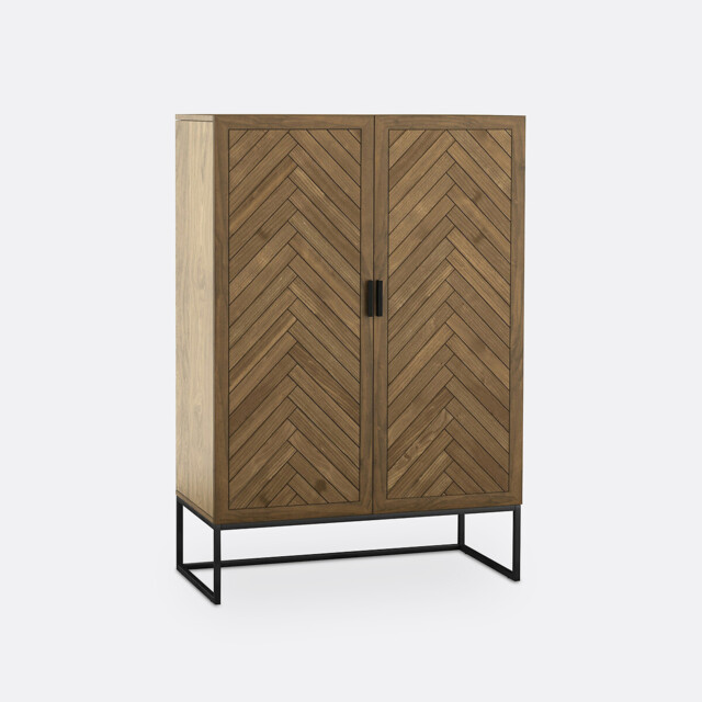 Nottingham 2-Door Cabinet in Pine Veneer - image 1