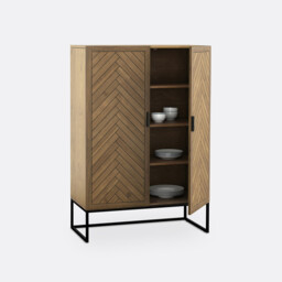Nottingham 2-Door Cabinet in Pine Veneer - thumbnail 4