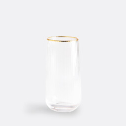 Set of 4 Lurik Ribbed Water Glasses - thumbnail 1