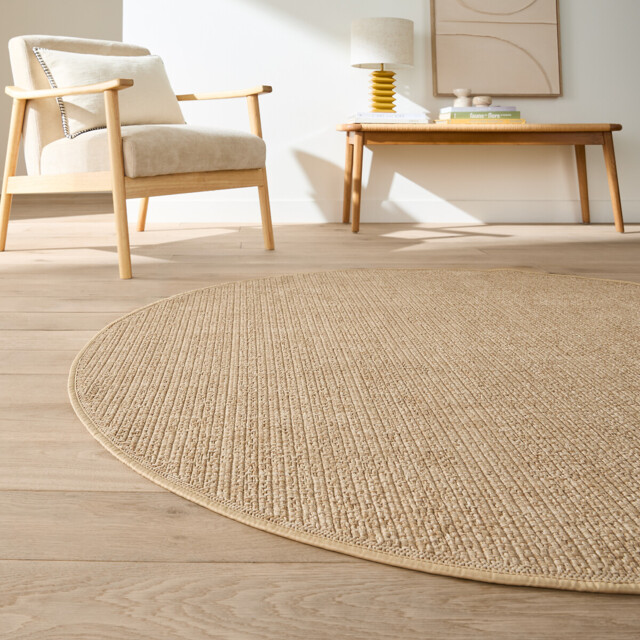 Esseny Round Jute-Effect Indoor/Outdoor Rug - image 1