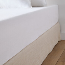 Abella Washed Linen Valance Sheet - thumbnail 1