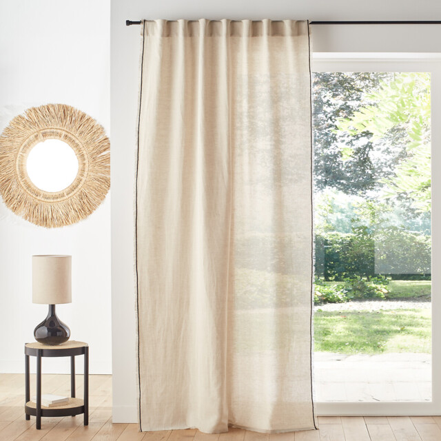 Menorca Cotton & Linen Curtain with Hidden Tabs - image 1