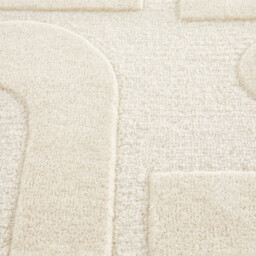 100% Wool Graphic Print Rug, Melko - thumbnail 4