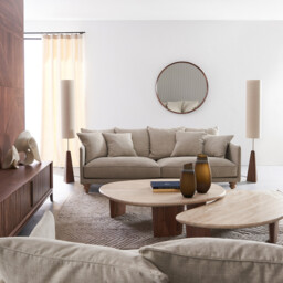 Nestwood Walnut-Stained Solid Oak Floor Lamp - thumbnail 3