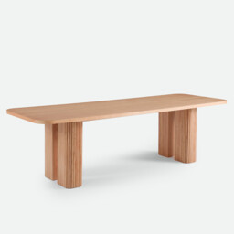 Latti Oak Veneer XL 8-10 Seater Dining Table