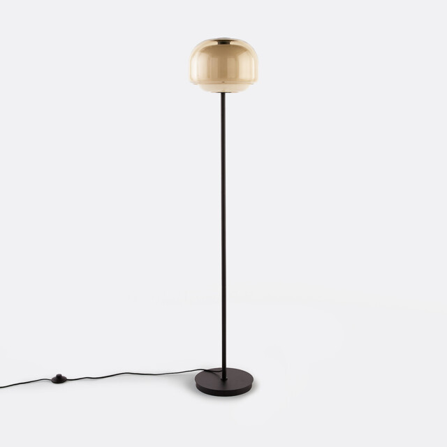 Kinoko Floor Lamp in Coloured Glass - image 1