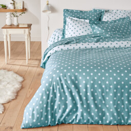 Clarisse Polka Dot Brushed Cotton Fitted Sheet - thumbnail 2