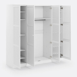 Mayor 4-Door Wardrobe - thumbnail 3