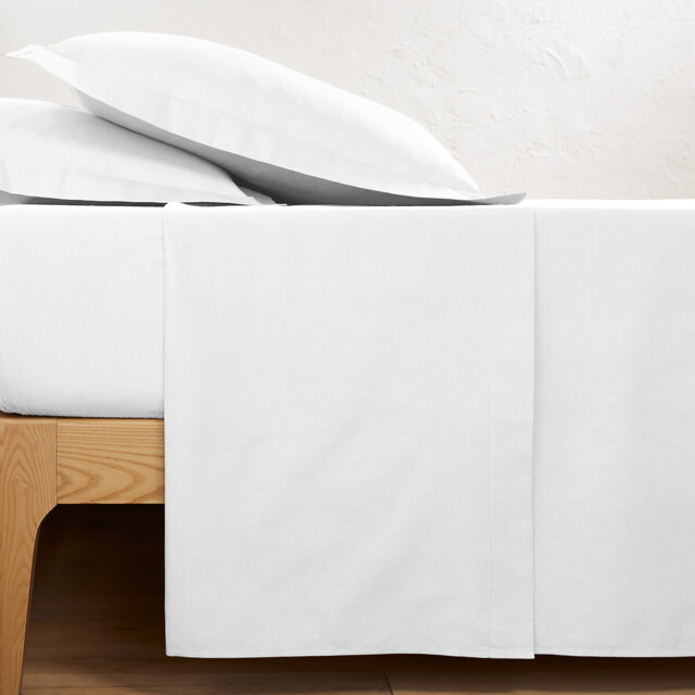 Scenario Plain Polycotton Flat Sheet - image 1