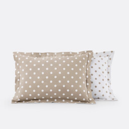 Clarisse Polka Dot Cotton Pillowcase - thumbnail 3