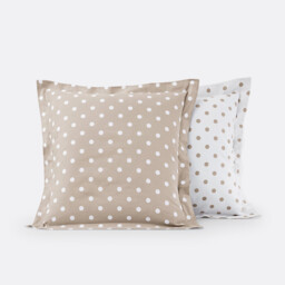 Clarisse Polka Dot Cotton Pillowcase - thumbnail 2