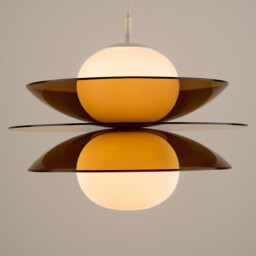 Okara Ceiling Light in Plexiglass and Opaline Glass - thumbnail 3