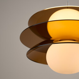 Okara Ceiling Light in Plexiglass and Opaline Glass - thumbnail 4