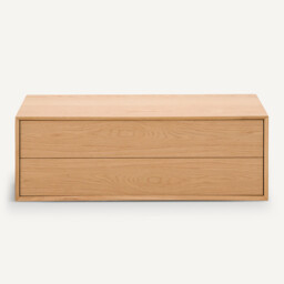 Archivita XL Oak Veneer 2-Drawer Cabinet, L110 X D42cm - thumbnail 3