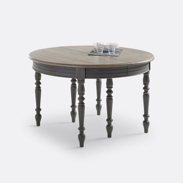 Eulali Extending 4-12 Seater Dining Table in Pine and Oak Veneer - image 1