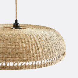 Jutlo Woven Grass 60cm Diameter Ceiling Light Shade - thumbnail 4