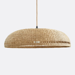 Jutlo Woven Grass 60cm Diameter Ceiling Light Shade - thumbnail 1