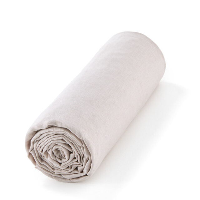 Elina Washed Linen Fitted Sheet - image 1