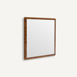 Acacia Glazed Ceramic Mirror, Height 58cm - thumbnail 3