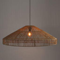 Yaku 90cm Diameter Hemp Ceiling Light - thumbnail 2