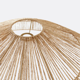 Yaku 90cm Diameter Hemp Ceiling Light - thumbnail 4