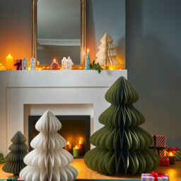 Caspar Wax Candle in Shape of Fir Tree H20cm - thumbnail 2