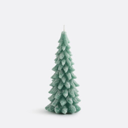 Caspar Wax Candle in Shape of Fir Tree H20cm - thumbnail 1